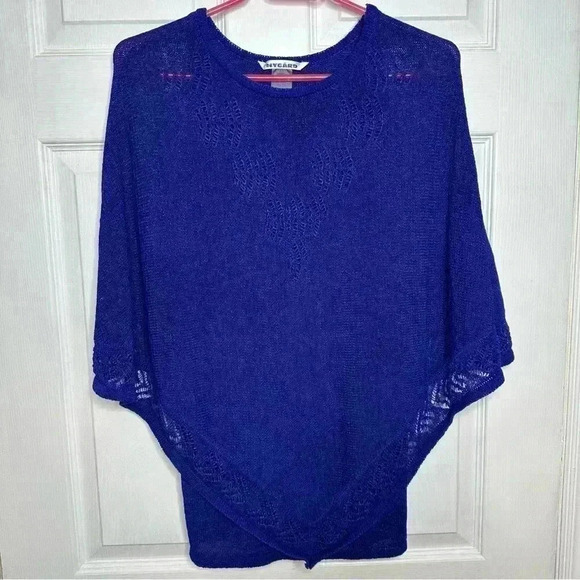 Peter Nygard Sweaters - Nygard  Knit Poncho Blue Size Medium